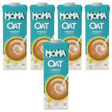 英國 MOMA 原味燕麥奶，無糖，純素，非基改, 1L, 5瓶