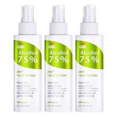 Castle 家適多 75%酒精極致防護清潔噴霧 長效除臭防護配方 免沖洗清潔, 150ml, 3瓶