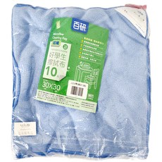 UdiLife 優的生活大師 百研 好學生擦拭布 10入 聚酯纖維, 30 x 30cm, 1組