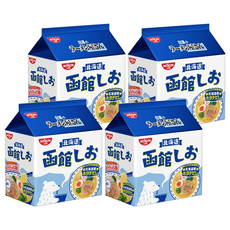 NISSIN 日清 5食拉麵 函館鹽風味, 北海道小麥粉製造, 口感細膩, 北海道產食材湯底, Q彈有嚼勁麵條, 20包
