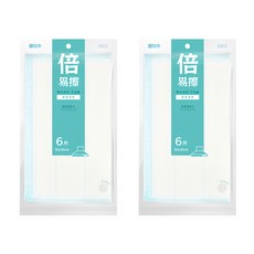 金獎 塵咬巾 綿柔清潔巾6件組, 2組