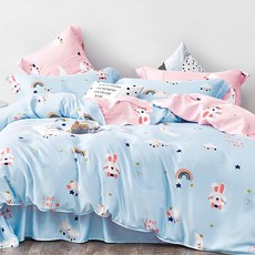 Prawear 巴麗維亞 40支100%萊賽爾天絲兩用被床包組