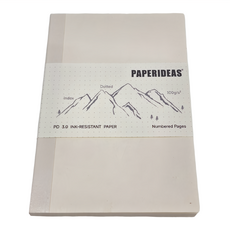 PAPERIDEAS 188頁裸背筆記本 A5 PD 3.0防洇紙 83°白度無酸紙, 1本, 點陣款