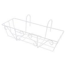 TRENY 長方形掛式花架 45 x 22 x 16cm, 1層, 白色