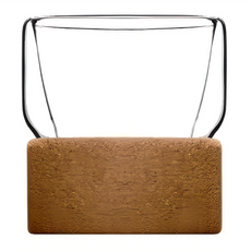 TEMPEST 冰鎮杯 365ML 高硼矽玻璃+木塞, 1個, 97 x 86mm