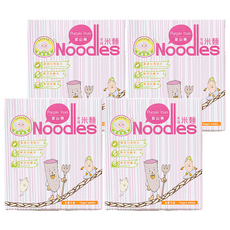 NATURMI 幸福米寶 幸福米麵 紫山藥, 台灣優質稻米, 無鹼水 無鹽, 8個月以上寶寶適用, 240g, 4盒