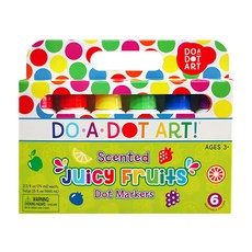 DO-A-DOT ART 點點畫筆 Set 6入, 水果香氛, 1盒