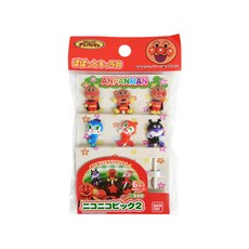 BANDAI 麵包超人 食物叉 Set 6支, 1包
