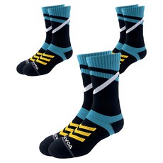 WOAWOA 能量激發登山襪，3入組，尺寸M-XL，台灣製造, L(25~28cm), 湖水綠, 1組