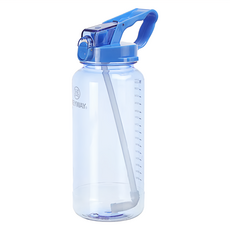 KEYWAY 聯府 太空站吸管水壺, 灰色, 2L, 1個