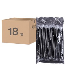 圓圓吸管 單支包吸管, 18包, 250支