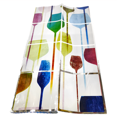 WA. WALL ART 廚房防油貼/耐高溫防水防油貼 彩色酒杯 100g, 1個