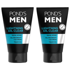 POND'S 旁氏 男士洗面乳 控油亮白 藍色, 100g, 2條