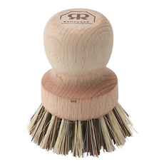 REDECKER 鍋具專用刷(短柄), 德國製，尺寸：6.5x6.5x8cm，材質：山毛櫸/植物纖維, 1個, 1入