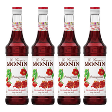 MONIN 莫寧 石榴風味糖漿，可用於醃漬醬料或其他餐飲配方中, 700ml, 4瓶