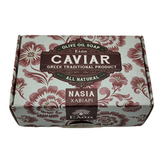 Nasia 希臘特級橄欖油魚子醬金鑽香皂 溫和保濕 深層清潔 各種膚質適用, 110g, 1個