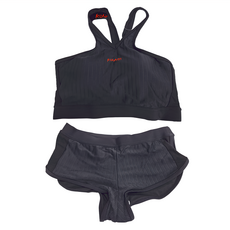 KONA81 酷吶81 女泳衣 短版套裝 - 運動訓練款, 黑色, 2組