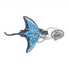 你好 刺繡鑰匙圈 台灣產, 魟魚, 1件