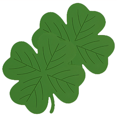 Dailylike 矽膠防滑杯墊, 四葉草 綠色, 2個