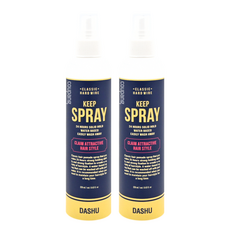 DASHU 男士經典硬派定型噴霧，24小時強力定型，水基底易清洗, 250ml, 2瓶