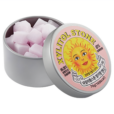 XYLITOL STONE Candy 韓國木糖醇小方糖 11 草莓, 1個, 70g