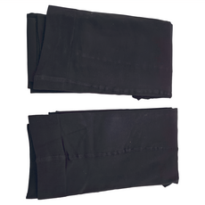 薄款打底褲襪 踩腳 2入, 適用體重40-70公斤, 適合身高145-170cm, 全長93cm 腰圍55~80cm 臀圍65~90cm 大腿圍31~44cm 襠深25cm, 黑色