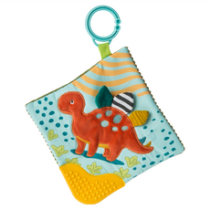 mary meyer 蜜兒 多功能固齒沙沙紙 - 蹦蹦小恐龍，安撫牙齒，100%聚酯纖維，適用年齡0歲以上, 單件, 1入