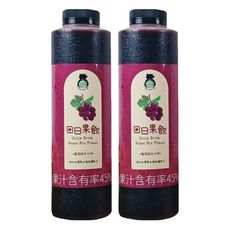 TAIWAN SWEET FARM 台灣好田 日日果飲 葡萄綜合口味 45%果汁含量 紅葡萄+蔓越莓+香檬, 880ml, 2瓶