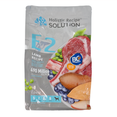 Holistic Recipe SOLUTION 耐吉斯 成犬配方小顆粒無穀乾糧 E2, 2.04kg, 1袋, 活力羊肉餐