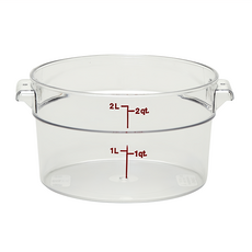 CAMBRO 圓形盒 Ø20.8x11.1cm NSF認證 耐溫-40~99°C, 1個