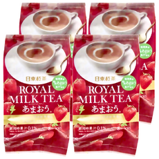日東紅茶 皇家奶茶 草莓 果汁0.1%使用, 14g, 8包, 4袋