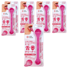 GREEN BELL 綠鐘 雙頭舌苔刷, 日本制, 柔軟刷頭, 6支, 9g