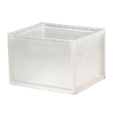 livinbox 巧拚收納箱 KD-2625 17.7L 透明, W380 x D250 x H260mm, 1個