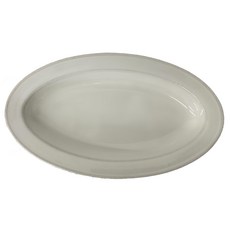 miyama Racca橢圓深皿 瓷, 24 x 13.8 x 3.2cm, 乳白色, 1個