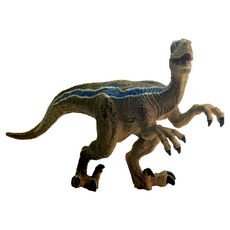 kidmate 孩子王 軟質恐龍模型玩具，PVC塑膠，適用年齡：3歲以上, 迅猛龍, 1個