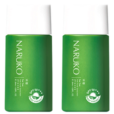 NARUKO 牛爾 台灣公司貨 茶樹抗痘潤色隔離液 SPF50+++, 30ml, 2瓶