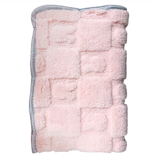 法蘭絨寵物毛毯 素色 粉色 寵物保暖墊 舒適柔軟, L(100 x 70cm), 1個