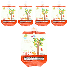 Nature Village 自然村 柑橘果汁，100% 濟州產柑橘，韓國製造, 100ml, 5包