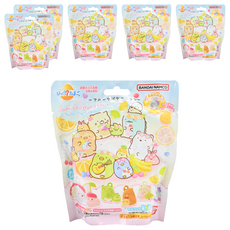 BANDAI 角落生物水果假期 淺藍粉入浴球, 款式隨機, 75g, 6包