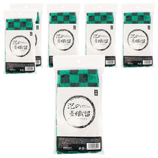 TATSUNE 多層編織沐浴巾-市松紋, 質地輕柔, 大量起泡, 日本製造, 1入, 6包