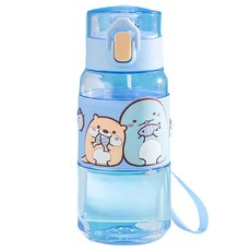 優貝選 三麗鷗 俏皮角落小夥伴 便攜直飲式運動水壺, 藍色, 540ml, 1個