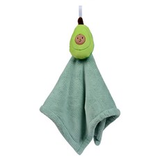 葉子小舖 水果珊瑚絨擦手巾, 顏色隨機, 1條