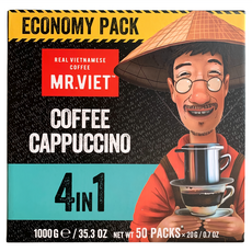 MR.VIET 四合一即溶咖啡粉 經濟包, 20g, 50條, 1盒