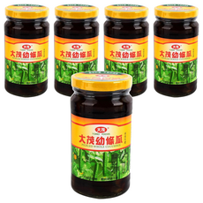 大茂 幼條瓜，調味聖品，早餐的絕配, 375g, 5罐