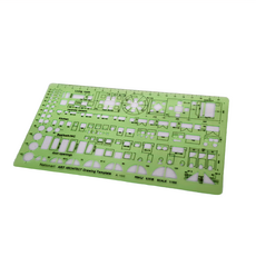Nationart A100 傢俱板 T05-A100 1:100, 綠色, 1個