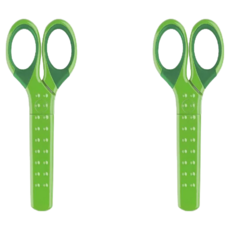 FABER-CASTELL 輝柏 好點子安全剪刀, 綠色, 2支