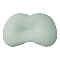 BODYLYV 涼涼枕頭, 人體工學設計, 麻糬枕頭, 可整個清洗, 綠色, 1個, 53 x 31 x 12cm