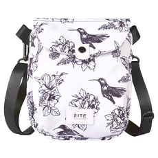 RITE V9 花卉系列 口袋包, 19 x 24 x 3cm, 灰花鳥, M, 1個