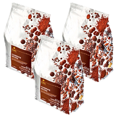 ICAM 芮吉娜61%黑巧克力鈕扣, 200g, 3包