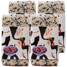 origin 源天然 彩纖米, 白米/糙米/紫糯米, 600g, CNS二等米, 4包